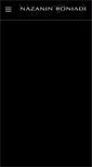 Mobile Screenshot of nazaninboniadi.com